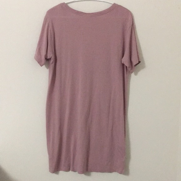 Pink T-shirt Dress - Picture 2 of 3
